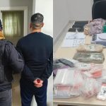 Imagem mostra suspeito de integrar quadrilha em Araucária; ponto de tráfico foi identificado.
