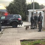 Imagem mostra onde traficante foi morto em Araucária; polícia encontrou maconha na residência.