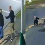 nas imagens, frames de vídeos de dois momentos que mostram a briga entre dois policiais militares que acabou com capitão baleado em Curitiba